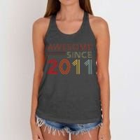 13yr Bday Son Boy Funny 2012 13th 13 Year Old Birthday Women's Knotted Racerback Tank