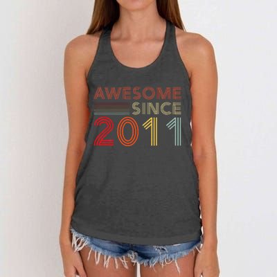 13yr Bday Son Boy Funny 2012 13th 13 Year Old Birthday Women's Knotted Racerback Tank