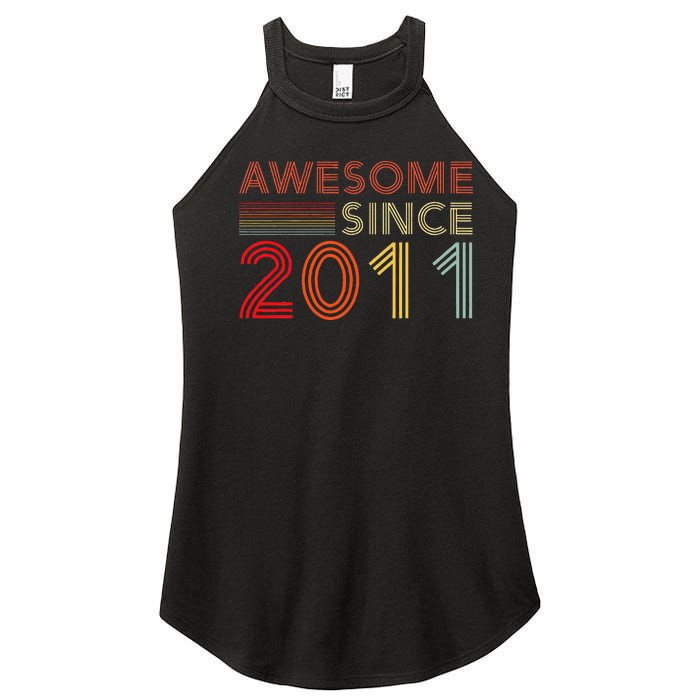 13yr Bday Son Boy Funny 2012 13th 13 Year Old Birthday Women's Perfect Tri Rocker Tank