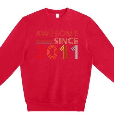 13yr Bday Son Boy Funny 2012 13th 13 Year Old Birthday Premium Crewneck Sweatshirt