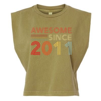 13yr Bday Son Boy Funny 2012 13th 13 Year Old Birthday Garment-Dyed Women's Muscle Tee