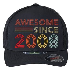 16yr Bday Son Boy Funny 2008 16th 16 Year Old Birthday Flexfit Unipanel Trucker Cap