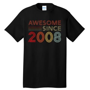 16yr Bday Son Boy Funny 2008 16th 16 Year Old Birthday Tall T-Shirt