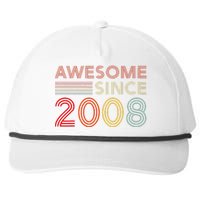 16yr Bday Son Boy Funny 2008 16th 16 Year Old Birthday Snapback Five-Panel Rope Hat