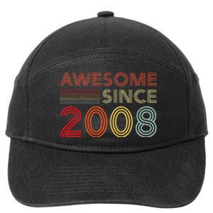 16yr Bday Son Boy Funny 2008 16th 16 Year Old Birthday 7-Panel Snapback Hat