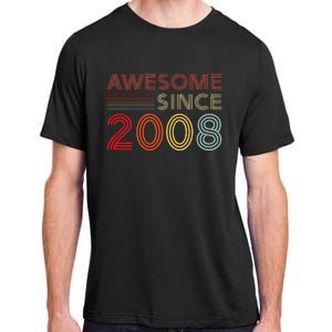 16yr Bday Son Boy Funny 2008 16th 16 Year Old Birthday Adult ChromaSoft Performance T-Shirt