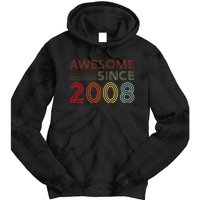 16yr Bday Son Boy Funny 2008 16th 16 Year Old Birthday Tie Dye Hoodie