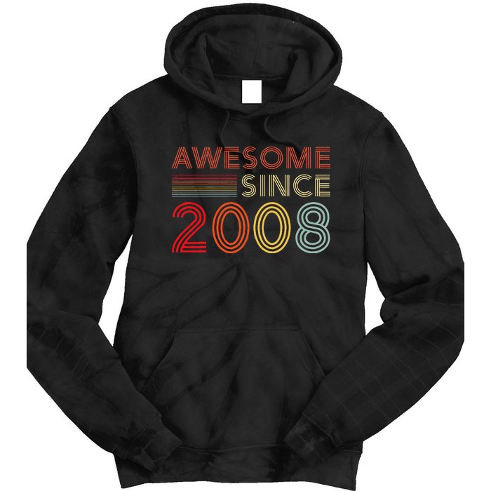 16yr Bday Son Boy Funny 2008 16th 16 Year Old Birthday Tie Dye Hoodie