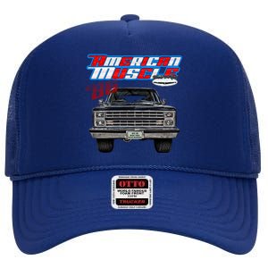 1986 Blazer Squarebody Truck K5 Jimmy Suburban Silverado C10 Gift High Crown Mesh Back Trucker Hat