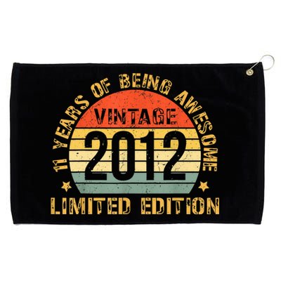 11yr BDay Son Boy Funny 2012 11th 11 Year Old Birthday Grommeted Golf Towel