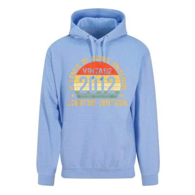 11yr BDay Son Boy Funny 2012 11th 11 Year Old Birthday Unisex Surf Hoodie