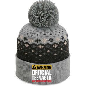 13 Birthday Teenager Boy 13yr Math 13th Birthday The Baniff Cuffed Pom Beanie