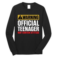 13 Birthday Teenager Boy 13yr Math 13th Birthday Long Sleeve Shirt