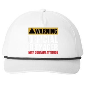 13 Birthday Teenager Boy 13yr Math 13th Birthday Snapback Five-Panel Rope Hat