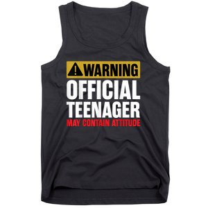 13 Birthday Teenager Boy 13yr Math 13th Birthday Tank Top