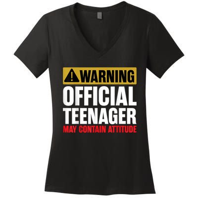 13 Birthday Teenager Boy 13yr Math 13th Birthday Women's V-Neck T-Shirt