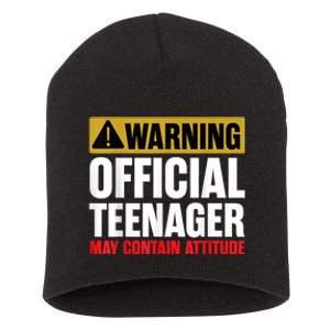 13 Birthday Teenager Boy 13yr Math 13th Birthday Short Acrylic Beanie