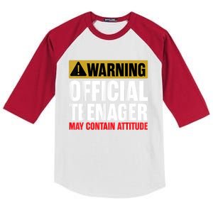 13 Birthday Teenager Boy 13yr Math 13th Birthday Kids Colorblock Raglan Jersey