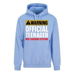 13 Birthday Teenager Boy 13yr Math 13th Birthday Unisex Surf Hoodie