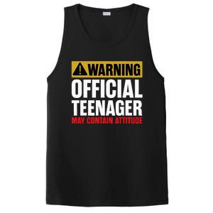 13 Birthday Teenager 13yr Math 13th Birthday PosiCharge Competitor Tank