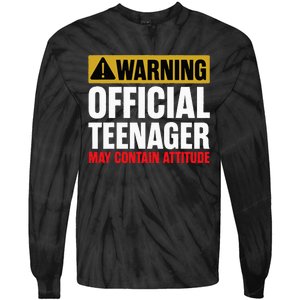 13 Birthday Teenager 13yr Math 13th Birthday Tie-Dye Long Sleeve Shirt