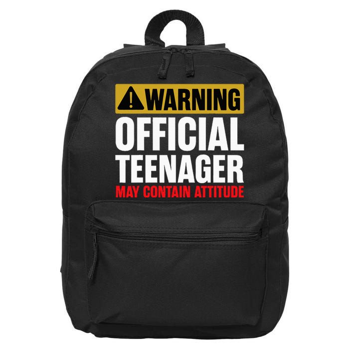 13 Birthday Teenager Boy 13yr Math 13th Birthday 16 in Basic Backpack