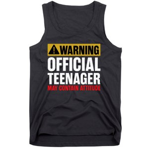 13 Birthday Teenager Boy 13yr Math 13th Birthday Tank Top