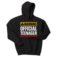 13 Birthday Teenager Boy 13yr Math 13th Birthday Kids Hoodie