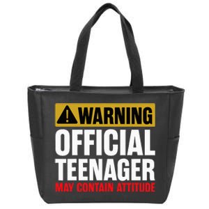 13 Birthday Teenager Boy 13yr Math 13th Birthday Zip Tote Bag