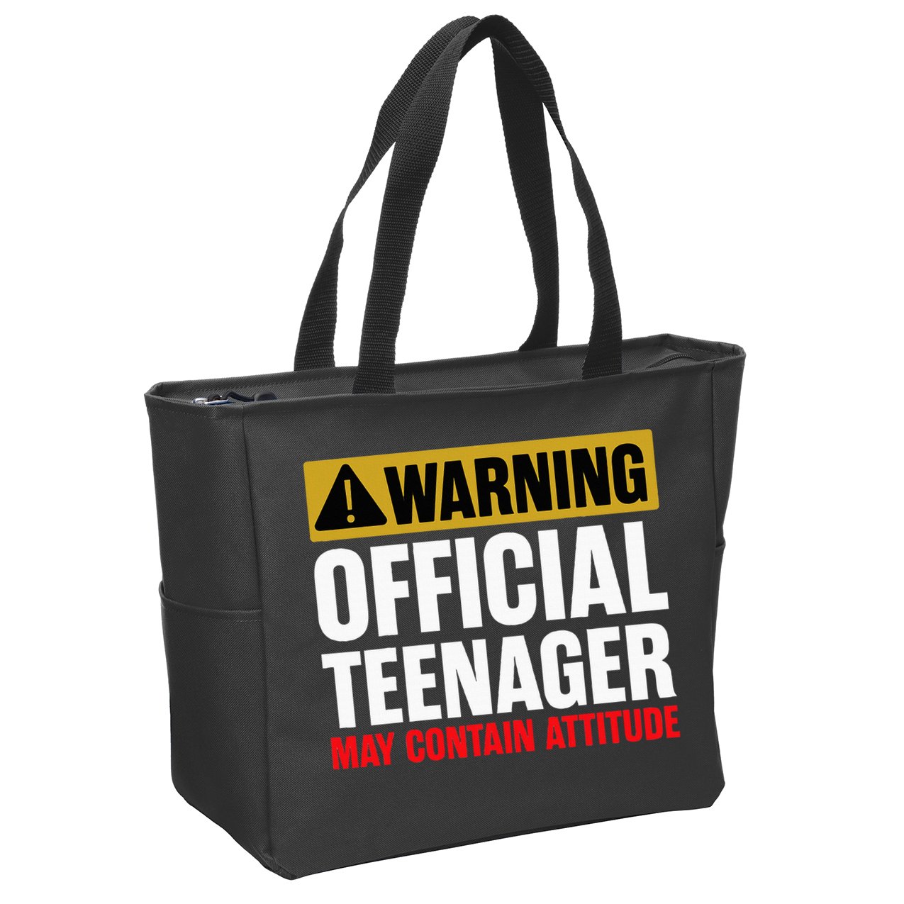 13 Birthday Teenager Boy 13yr Math 13th Birthday Zip Tote Bag