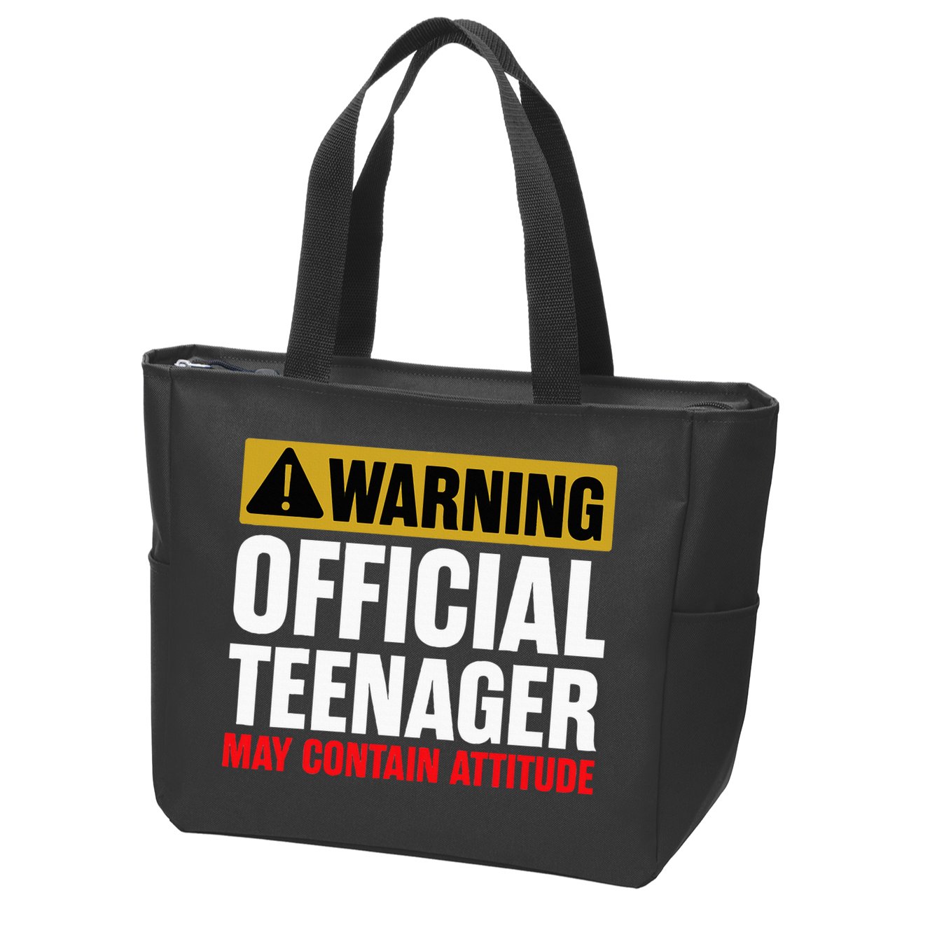 13 Birthday Teenager Boy 13yr Math 13th Birthday Zip Tote Bag