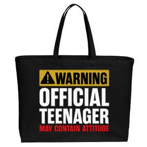 13 Birthday Teenager Boy 13yr Math 13th Birthday Cotton Canvas Jumbo Tote