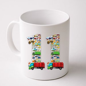 11th Birthday Transportation 11 Year Old Party Coffee Mug