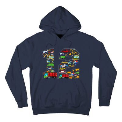 12th Birthday Transportation 12 Year Old Party Tall Hoodie