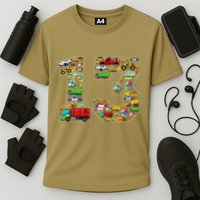 13th Birthday Transportation 13 Year Old Party Cooling Performance Crew T-Shirt
