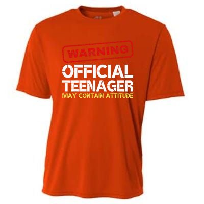 13 Birthday Teenager Boy 13th Birthday Cooling Performance Crew T-Shirt