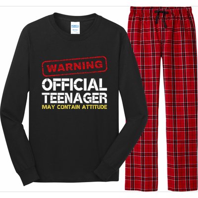 13 Birthday Teenager Boy 13th Birthday Long Sleeve Pajama Set