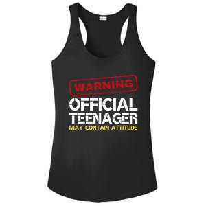 13 Birthday Teenager Boy 13th Birthday Ladies PosiCharge Competitor Racerback Tank