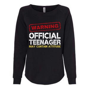 13 Birthday Teenager Boy 13th Birthday Womens California Wash Sweatshirt