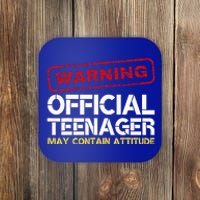 13 Birthday Teenager Boy 13th Birthday Coaster