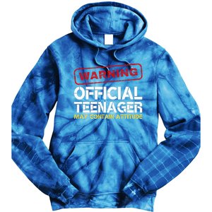 13 Birthday Teenager Boy 13th Birthday Tie Dye Hoodie