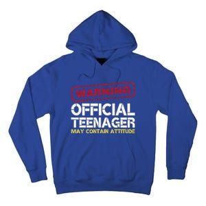 13 Birthday Teenager Boy 13th Birthday Tall Hoodie