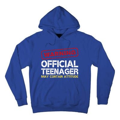 13 Birthday Teenager Boy 13th Birthday Tall Hoodie