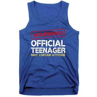 13 Birthday Teenager Boy 13th Birthday Tank Top