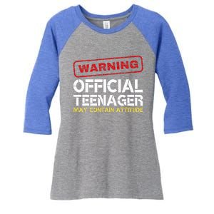 13 Birthday Teenager Boy 13th Birthday Women's Tri-Blend 3/4-Sleeve Raglan Shirt