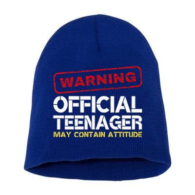 13 Birthday Teenager Boy 13th Birthday Short Acrylic Beanie