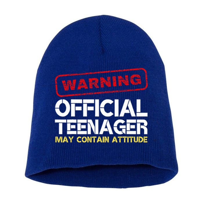 13 Birthday Teenager Boy 13th Birthday Short Acrylic Beanie