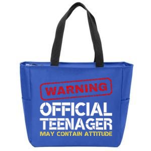 13 Birthday Teenager Boy 13th Birthday Zip Tote Bag