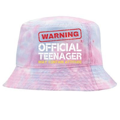 13 Birthday Teenager Boy 13th Birthday Tie-Dyed Bucket Hat