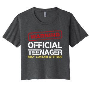 13 Birthday Teenager Boy 13th Birthday Women's Crop Top Tee